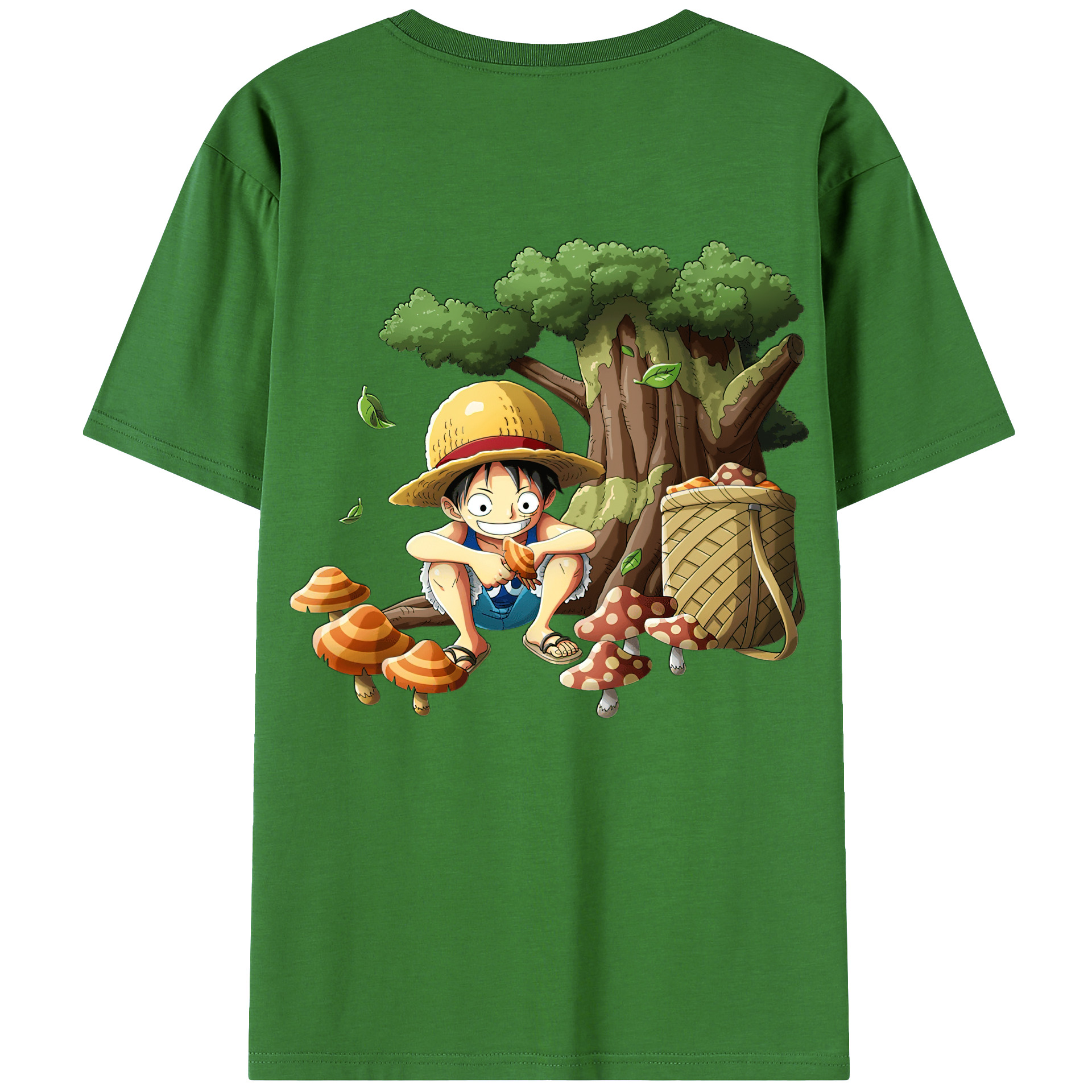 （画像用） ワンピース モンキー・D・ルフィ ONE PIECE Monkey D. Luffy レディース半袖Tシャツ(バックプリント)